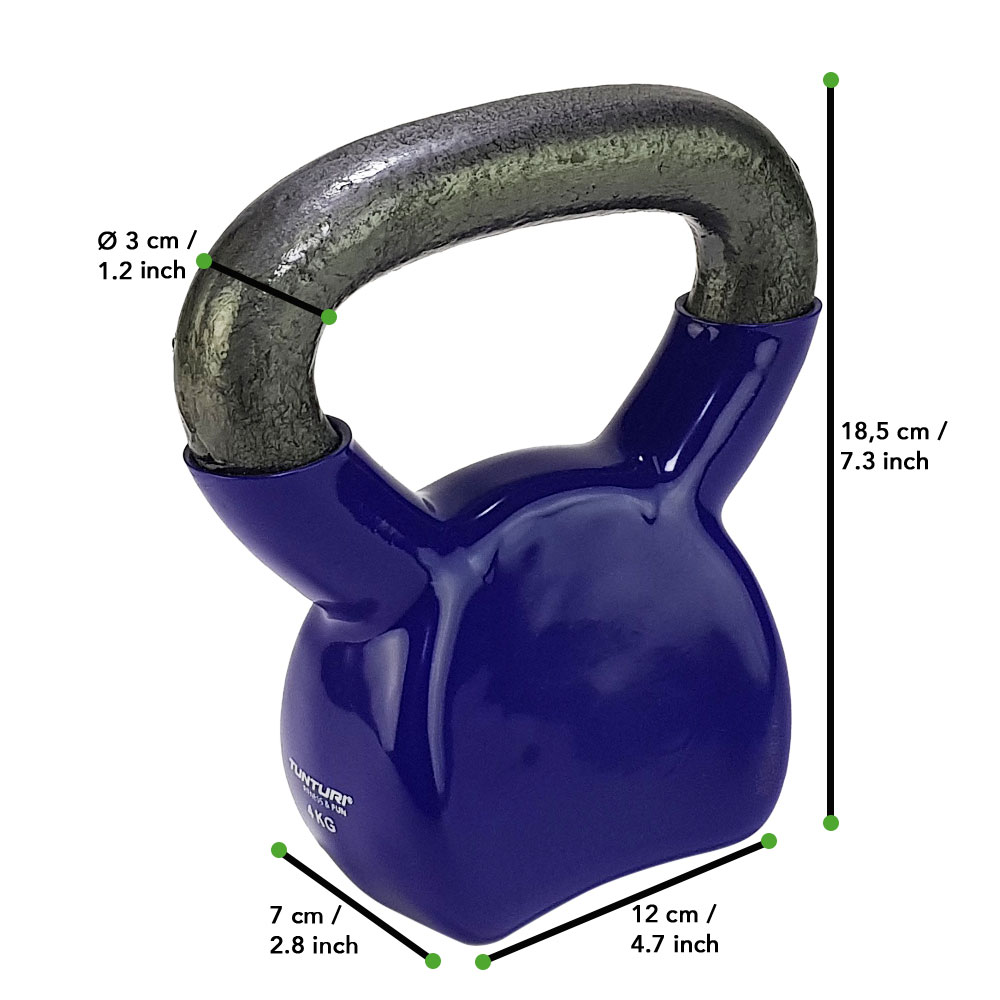 Tunturi Kettlebell With Vinyl Coating Kg Buy Online