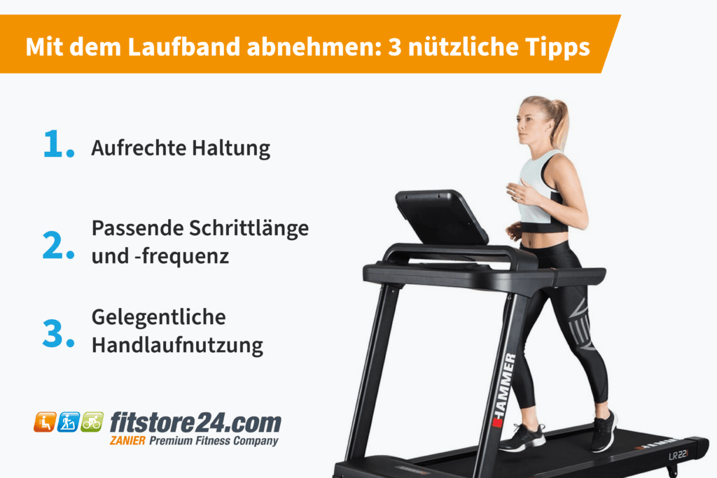 3 nützliche Tipps zum Abnehmen mit dem Laufband 