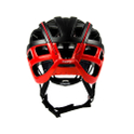 Casco CUDA2 Strada schwarz-rot Struktur - S