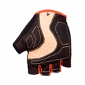 Pedal Palms Short Finger Glove Black N Tan