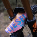 Riesel Mudguard mud:PE flipflop red-gold