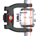 KLICKfix Lenkeradapter E mit Schloss