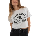 Riding Culture Ride More Crop Top White M