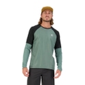 Mons Royale Mens Tarn Merino Shift Wind Jersey Burnt Sage / Black L