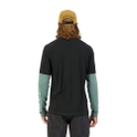 Mons Royale Mens Tarn Merino Shift Wind Jersey Burnt Sage / Black L