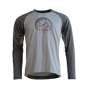 Zimtstern PureFlowz Shirt LS Men Glacier Grey Melange/Gun Metal