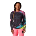 Fox Women Flexair LS Jersey Lunar Black Pink L