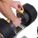 MX55 Select dumbbells & dumbbell rack set