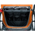 Cube Children's bike trailer Double CMPT X Actionteam grey'n'orange without sun protection