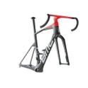 BMC Teammachine R01 Rahmen carbon white red - RH 56 cm