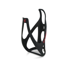 CUBE bottle cage HPP matt black'n'red