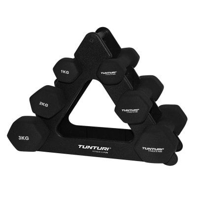 Tunturi neoprene dumbbell set