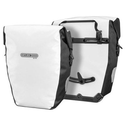 ORTLIEB Back-Roller City QL1 pannier set 2x 20 l, white/black