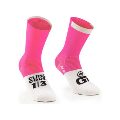 Assos GT Socks C2 Fluo Pink