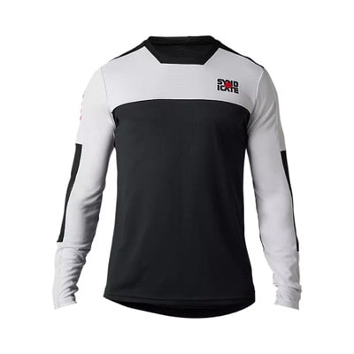 Fox Defend LS Jersey Syndicate white black