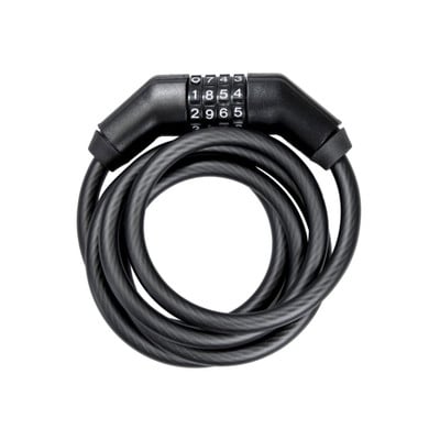 Trelock SK 260 CODE spiral cable lock black 180 cm