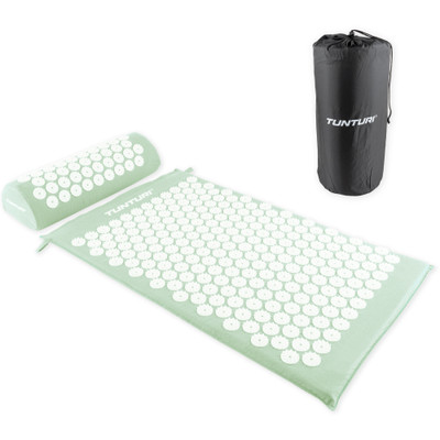 Tunturi acupressure mat and cushion, mint