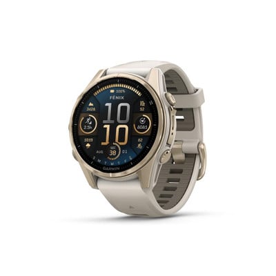 Garmin Fenix 8 Amoled Sapphire fog grey/soft gold - 43 mm