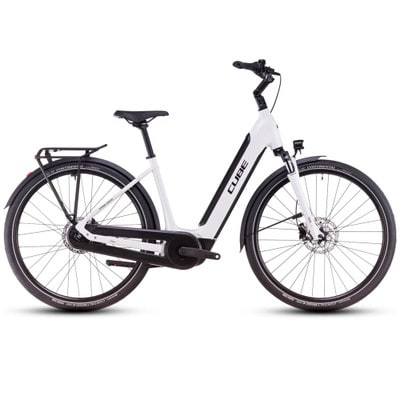 Cube Supreme Hybrid Comfort ONE 500 metallicwhite´n´black 2025 Easy Entry