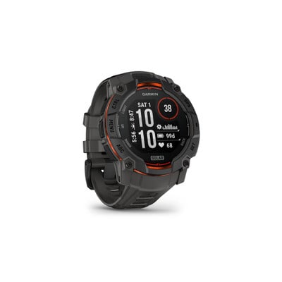 Garmin Instinct 3 Solar kohle/schwarz mit Silikon - 50 mm