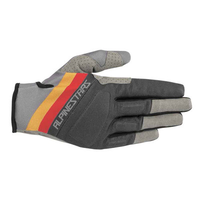 Alpinestars Aspen Pro Glove Mid Gray Ochre Red