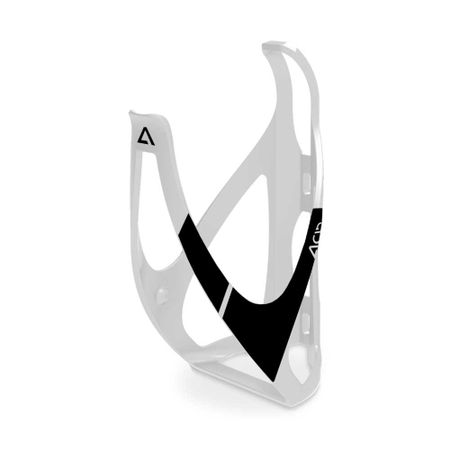 Cube Acid bottle cage matt white'n'black