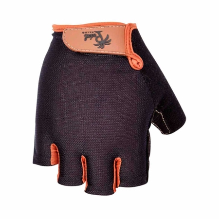 Pedal Palms short finger glove Black N Tan