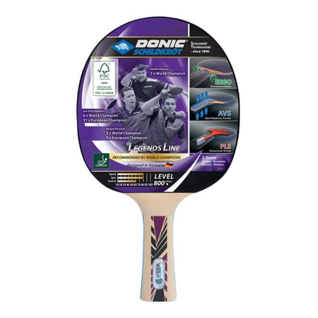 Schildkröt Legends 800 FSC table tennis bat