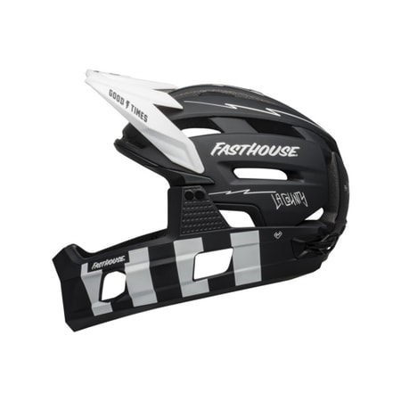 Bell Helmet Super Air R Spherical matte black/white fasthouse