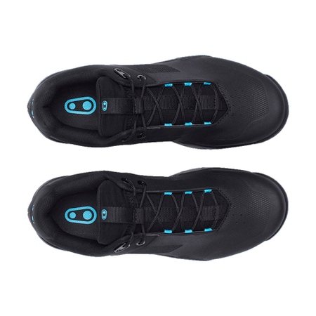 Crankbrothers Shoes Mallet E Lace Clip-in black/blue - black Outsole