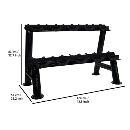 Tunturi Pro 2-position dumbbell rack