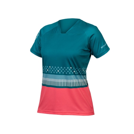 Endura Women's Singletrack Print T LTD Fichtgrün M