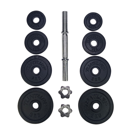 Tunturi cast dumbbell set - 15 kg