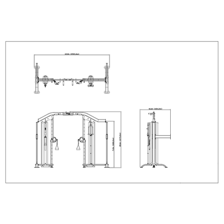 Tunturi Platinum Line Cable Cross Stand alone Kit