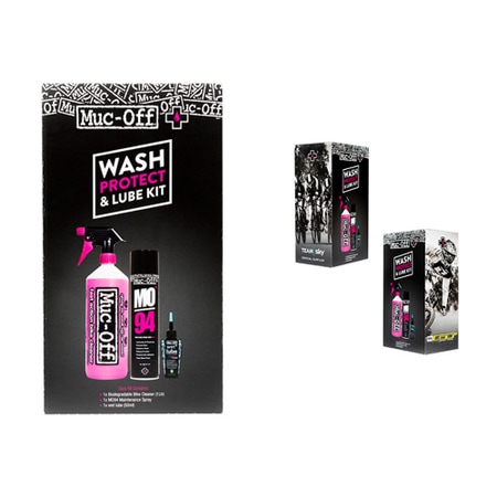 Muc Off Wash, Protect, Lube Kit