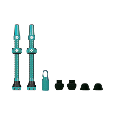 Muc Off Tubeless Valve Kit V2 Universal MTB & Road 60 mm turquoise