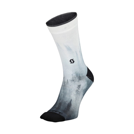 Scott Sock Trail Tree Crew black/white