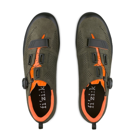 Fizik Terra X5 Suede military green/orange fluo EUR 38