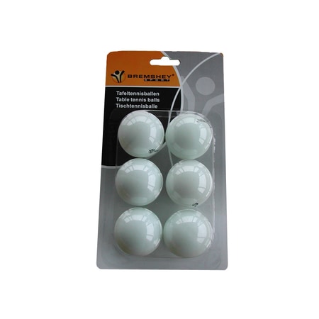 Tunturi table tennis balls - 6 pcs. white