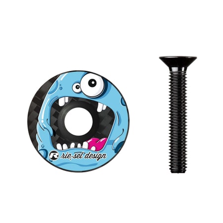 Riesel Design stem:cap monster blue