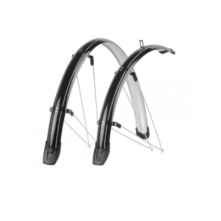 Polisport mudguard set 26" 51mm black