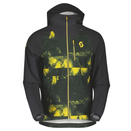 Scott Men's Jacket Trail Storm WP black/mellow yellow