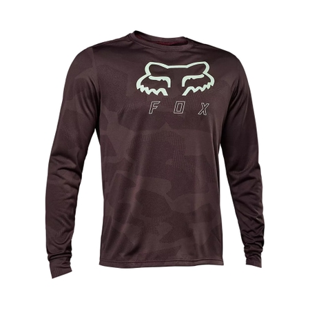 Fox Ranger Tru Dri LS Jersey Dark Maroon