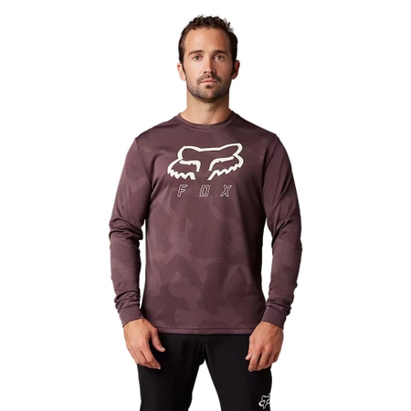 Fox Ranger Tru Dri LS Jersey Dark Maroon