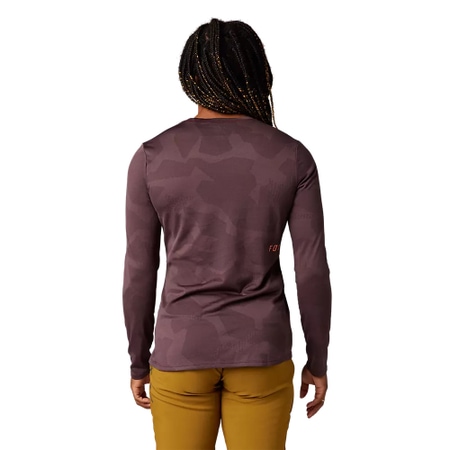 Fox Women Ranger LS Jersey Dark Maroon S