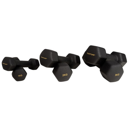 Tunturi Centuri neoprene dumbbell set with stand