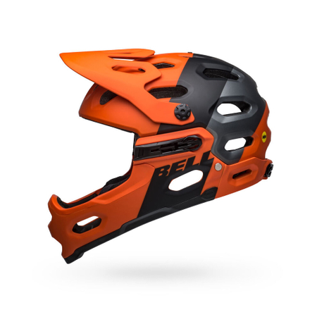 Bell Super 3R MIPS matte orange black