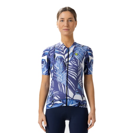 Ale SS Lady Jersey Leaf PR-S blue