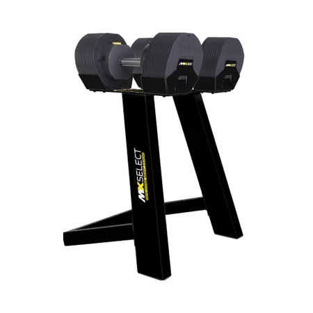 MX55 Select dumbbells & dumbbell rack set