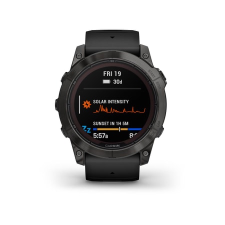 Garmin Fenix 7X PRO - Sapphire Solar schwarz/carbongrau